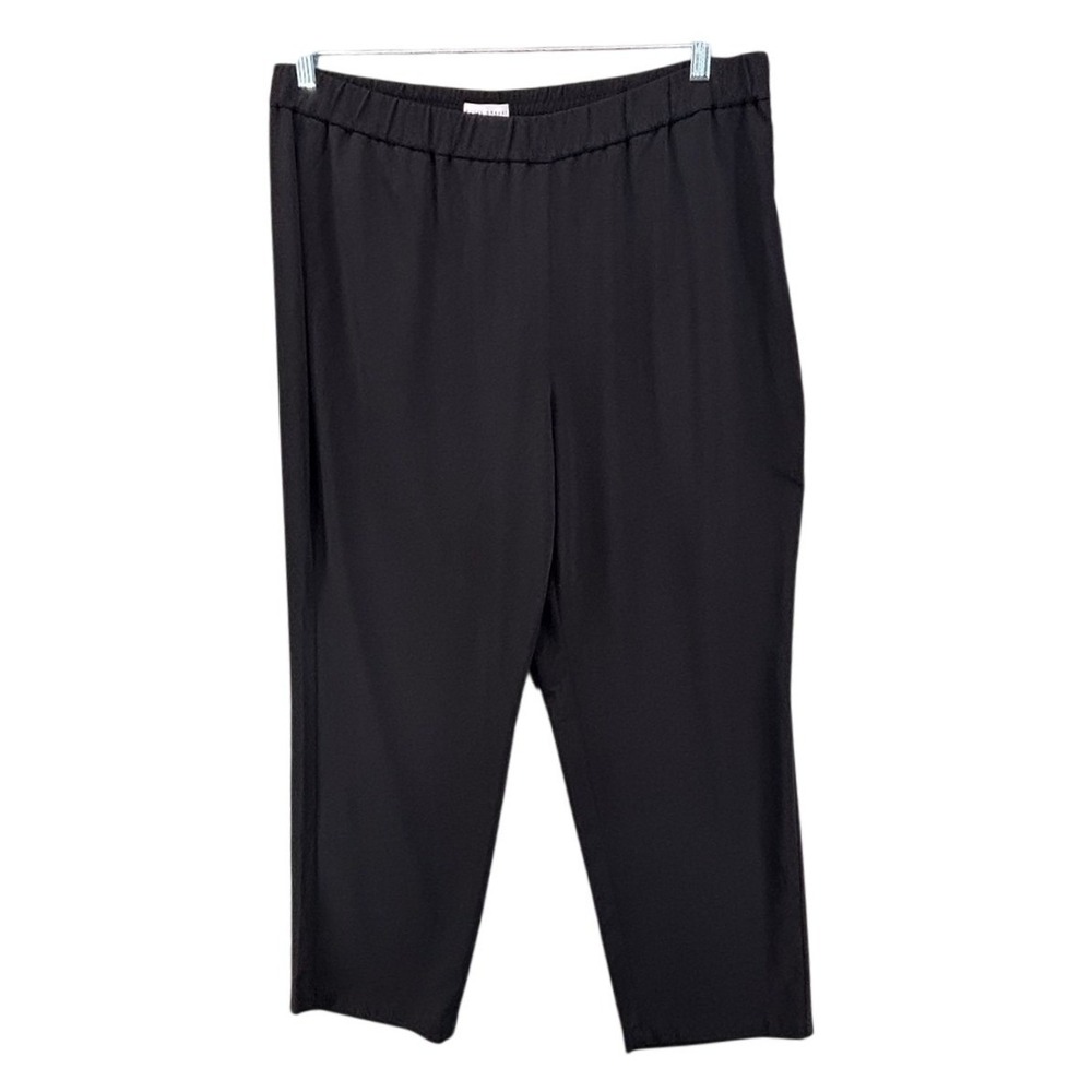 Susan Graver Pull On Pants Black 18WP